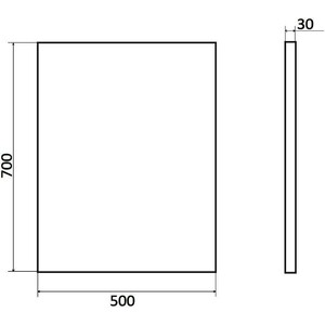 Зеркало Orange Nature 50 с подсветкой (ON-50ZE)