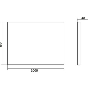 Зеркало Orange Nature 100 с подсветкой (ON-100ZE)
