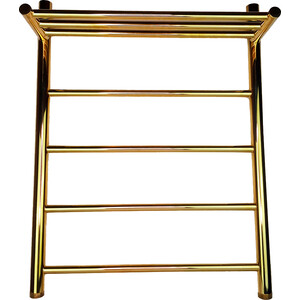 Полотенцесушитель водяной Indigo Line 50x80 золото, с полкой (LLSHW80-50GDPK3)