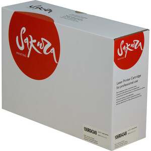 Картридж Sakura 106R04349 черный, 6 000 к. (комплект из 2 картриджей 106R04348 по 3000 к. каждый)