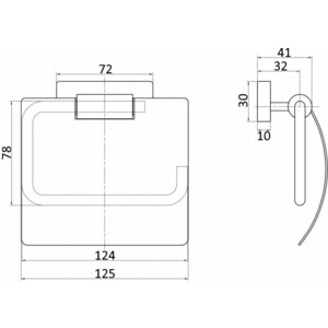 Держатель туалетной бумаги Sapho Olymp хром (1321-07)