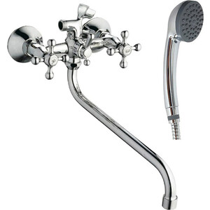 Смеситель для ванны Haiba HB08 универсальный, хром (HB2208)