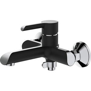 Смеситель для ванны Haiba HB805-7 черный/хром (HB60805-7)