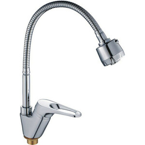 Смеситель для кухни Haiba HB13 гибкий излив, хром (HB4313)