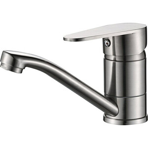 Смеситель для кухни Haiba HB802 нержавеющая сталь (HB45802)