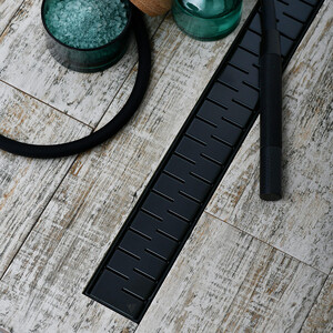 Душевой лоток Veconi VB Medium 85 черный (V850MB)