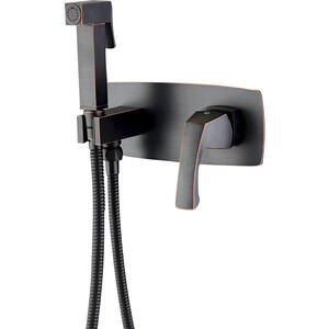 Гигиенический душ Lemark Nubira с гигиеническим набором, черная бронза (LM6219ORB)