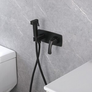 Гигиенический душ Lemark Nubira с гигиеническим набором, черная бронза (LM6219ORB)