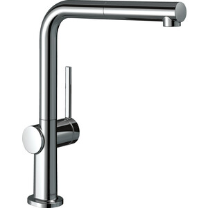 Смеситель для кухни Hansgrohe Talis с выдвижным изливом, хром глянцевый (72809000)