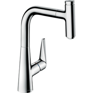 Смеситель для кухни Hansgrohe Talis с выдвижным изливом, хром глянцевый (73852000)