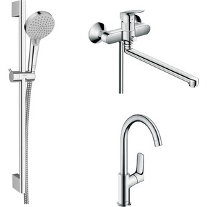 Комплект смесителей Hansgrohe Logis универсальный (71402000, 71131000, 26275000)
