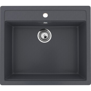 Кухонная мойка Ulgran U-104 антрацит (U-104-343)