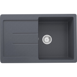 Кухонная мойка Ulgran U-507 антрацит (U-507-343)