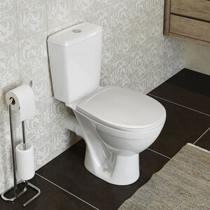 Унитаз-компакт Rosa Соло с сиденьем, зеленый (4640021065778)