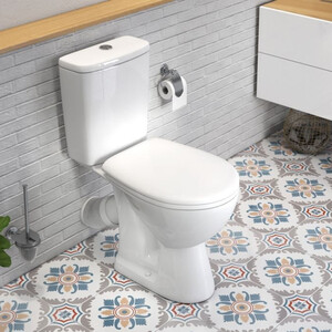 Унитаз-компакт Rosa Уют с сиденьем, зеленый (4630055558780)