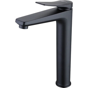 Смеситель для раковины Lemark Bronx высокий, черный (LM3709BL)