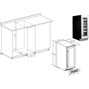 Холодильник винный Temptech OX30DX