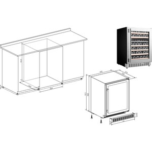 Холодильник винный Temptech OX60DX