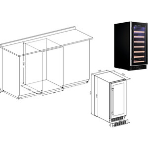 Холодильник винный Temptech WPQ38SCB
