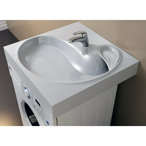 Раковина над стиральной машиной Stella Polar Бьянка 60х60 с кронштейнами (SP-00000797)