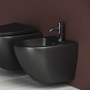 Биде подвесное Ceramicanova Metropol черное (CN4003MB)