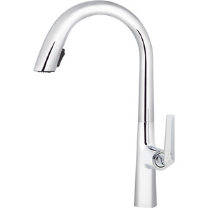 Смеситель для кухни Kaiser Strike выдвижной, хром (09066)