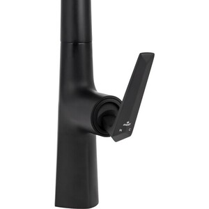 Смеситель для кухни Kaiser Strike выдвижной, черный матовый (09066-2)