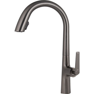 Смеситель для кухни Kaiser Strike выдвижной, Gunmetal (09066-15)