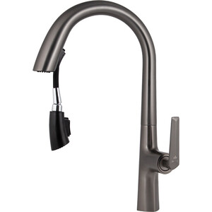 Смеситель для кухни Kaiser Strike выдвижной, Gunmetal (09066-15)