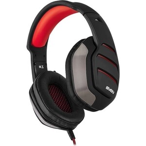 Наушники с микрофоном Sven AP-U997MV черный/красный 2.2м мониторные USB оголовье (SV-017507) (SV-017507)