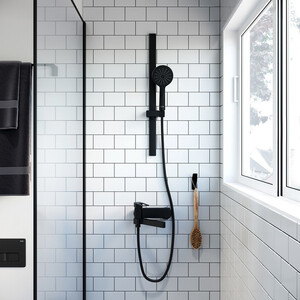 Душевой шланг IDDIS 150 см, черный (04P15BLi19)