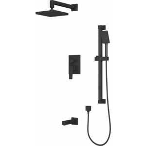Душевая система Rush Thira матовая черная (TR3635-60Black)