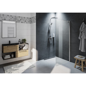 Душевой уголок Riho Novik Z400 walk-in 90х90 прозрачная, хром (G003030120)