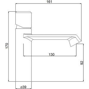 Смеситель для раковины Orange Sole хром (M03-021cr)