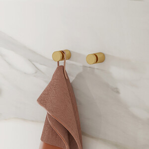 Комплект крючков IDDIS Petite 2 шт, матовое золото (PET2G01i41)