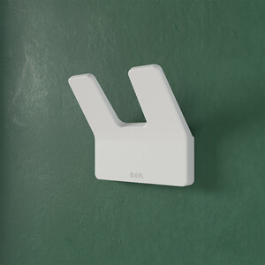 Крючок IDDIS Slide двойной, белый матовый (SLIWT20i41)