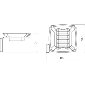 Мыльница IDDIS Slide хром (SLISCG0i42)
