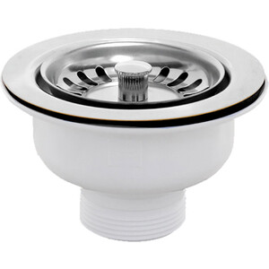 Слив для кухонной мойки McAlpine с нержавеющей решеткой D113 (MRSKW7)