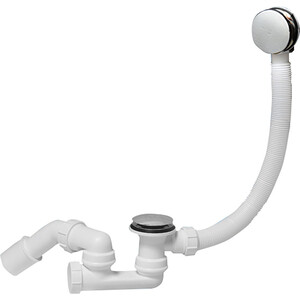 Слив-перелив для ванны McAlpine 50 см Клик-Клак, хром (MRB8CB)