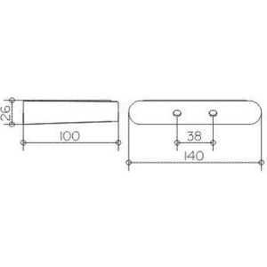 Мыльница Keuco Elegance подвесная (11655019000)