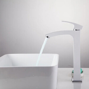 Смеситель для раковины Gappo G1007-18 хром белый (6959477697524)