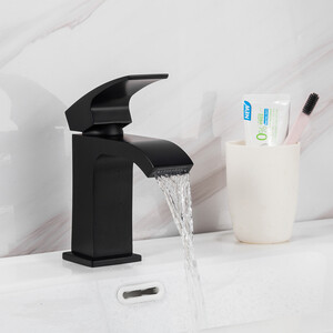 Смеситель для раковины Gappo G1007-6 черный (6959477656002)