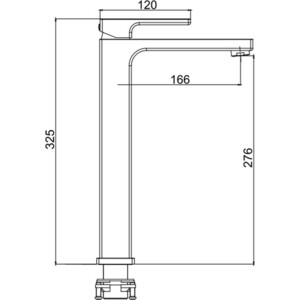 Смеситель для раковины Gappo G1017-62 черный (6959477656361)