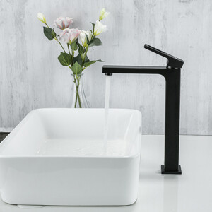 Смеситель для раковины Gappo G1017-62 черный (6959477656361)