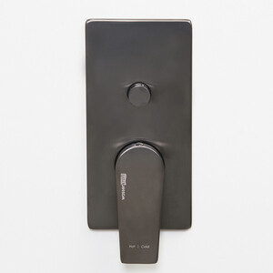 Смеситель для ванны Wasserkraft Wiese оружейная сталь (8461)