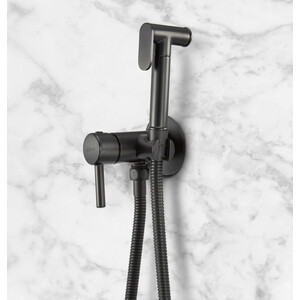 Гигиенический душ Milacio Ultra с гигиенической лейкой, черный матовый (MCU.850.MB)