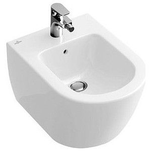 Биде подвесное Villeroy Boch Subway 2.0 37, 5х56, 5 см (5400 0001)