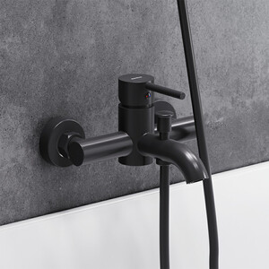 Смеситель для ванны Damixa Scandinavian Pure черный (361000300)