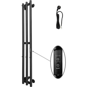 Полотенцесушитель электрический ALTASAN Арго 17x120 черный муар (Арго12017ЧМ)