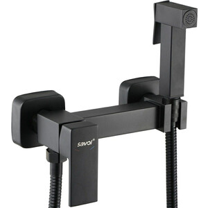 Смеситель для душа Savol с гигиенической лейкой, черный (S-FXQ005H)